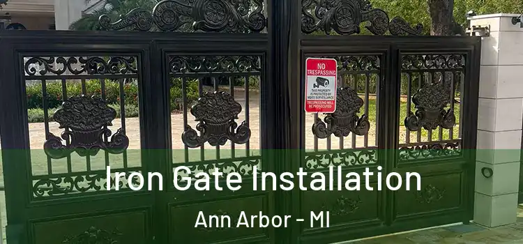  Iron Gate Installation Ann Arbor - MI